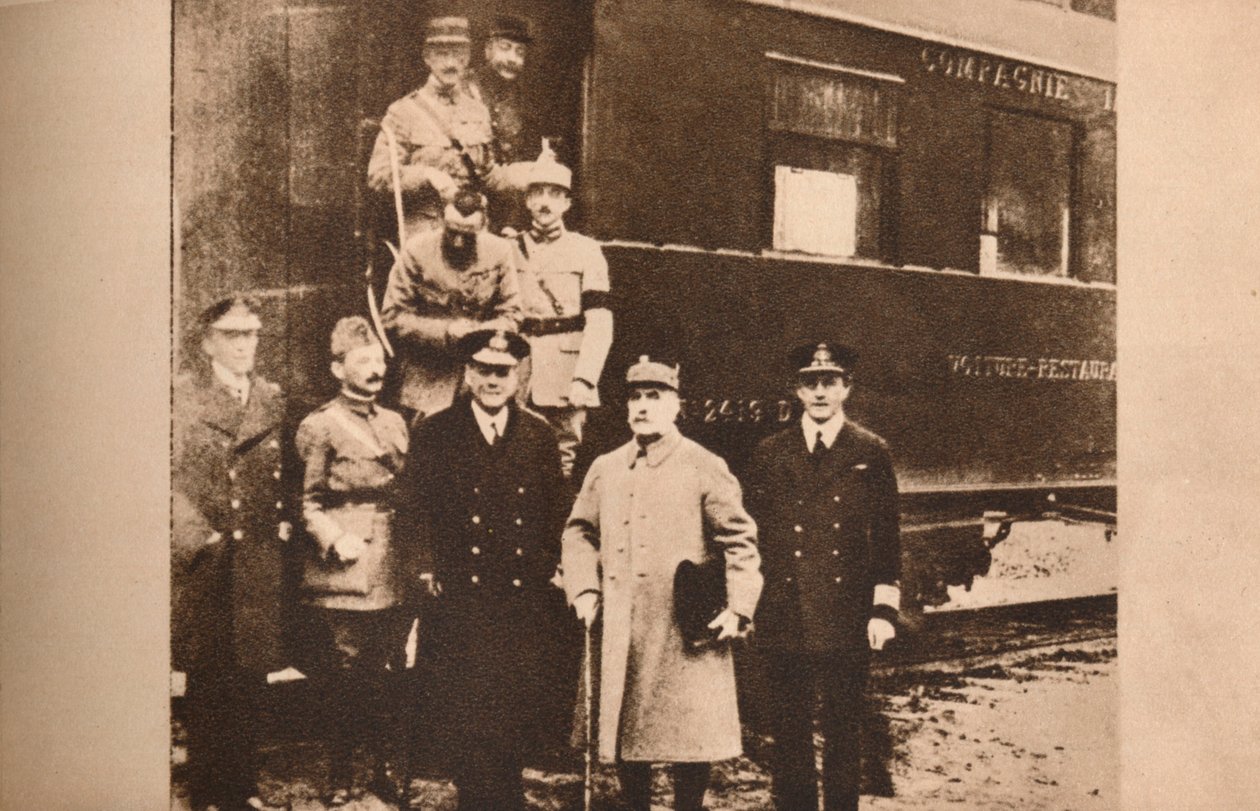 Signing of the Armistice to end the First World War, 11 November 1918, 1935 by Unbekannt