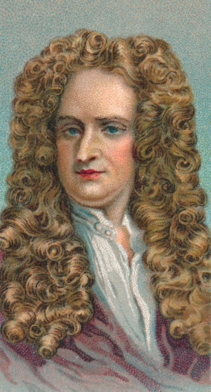 Sir Isaac Newton, English mathematician, astronomer and physicist by Unbekannt