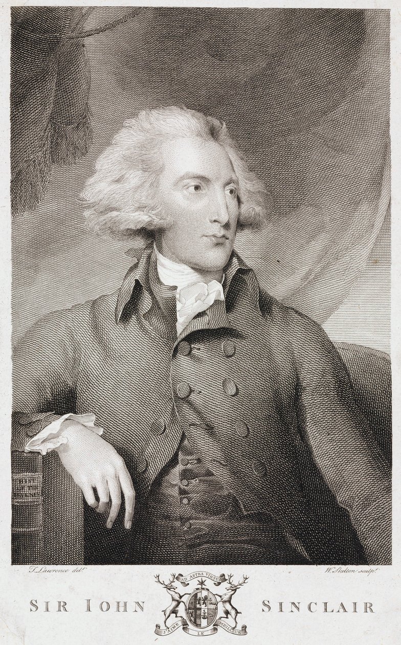 Sir John Sinclair, Scottish agricultural economist and statistician by Unbekannt