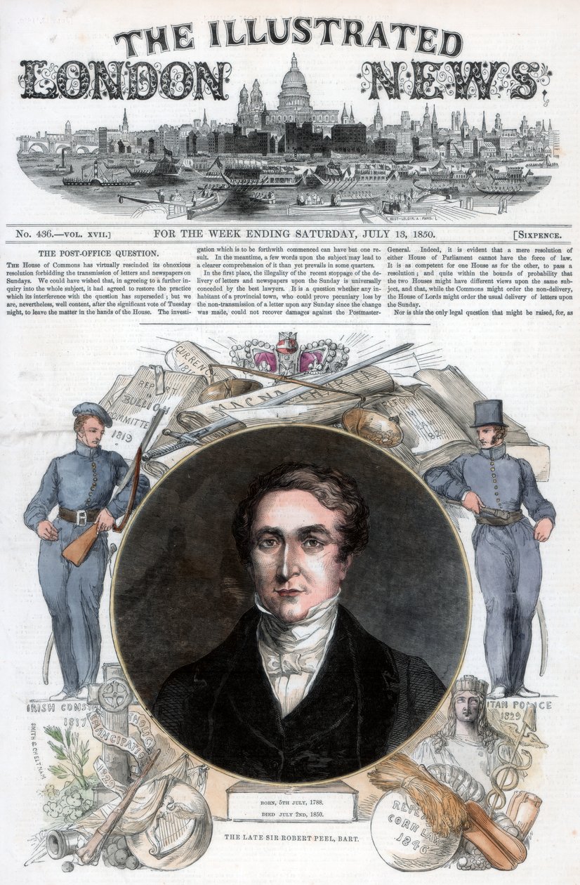 Sir Robert Peel by Unbekannt