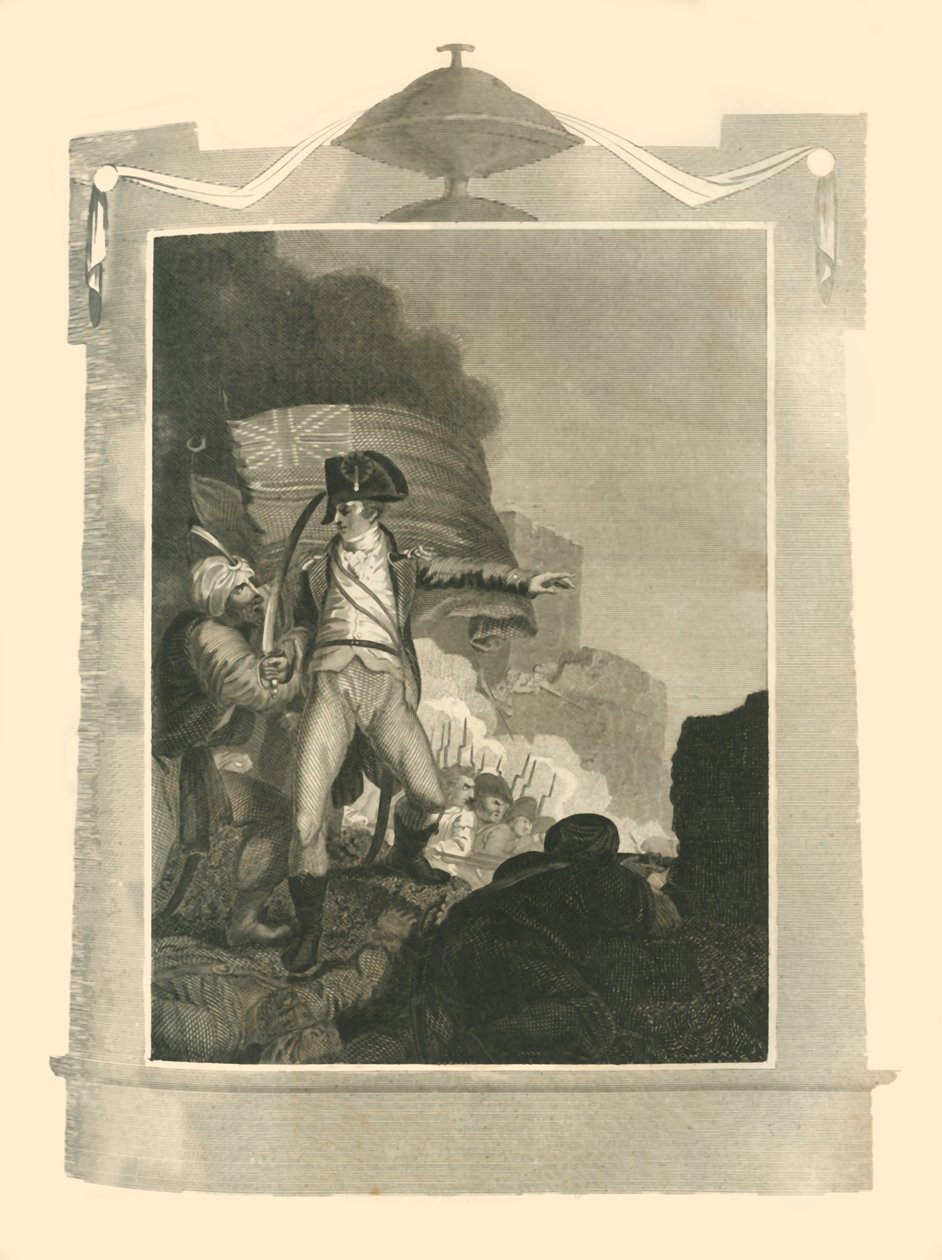 Sir Sidney Smith Defending the Breach at Acre, 1799 by Unbekannt