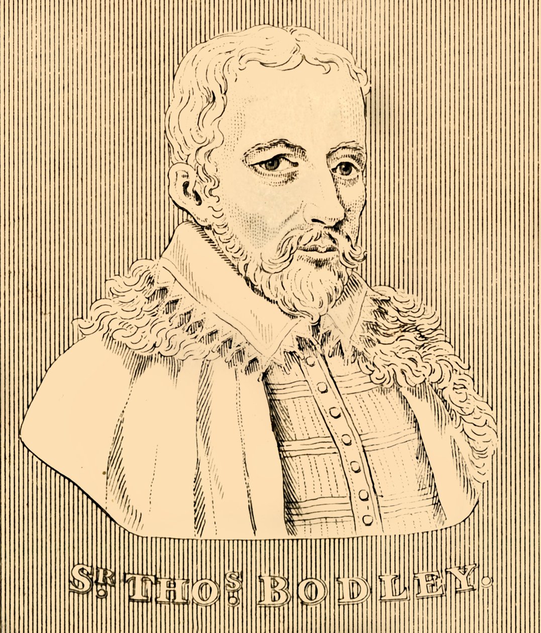 Sir Thomas Bodley, 1545-1613, 1830 by Unbekannt