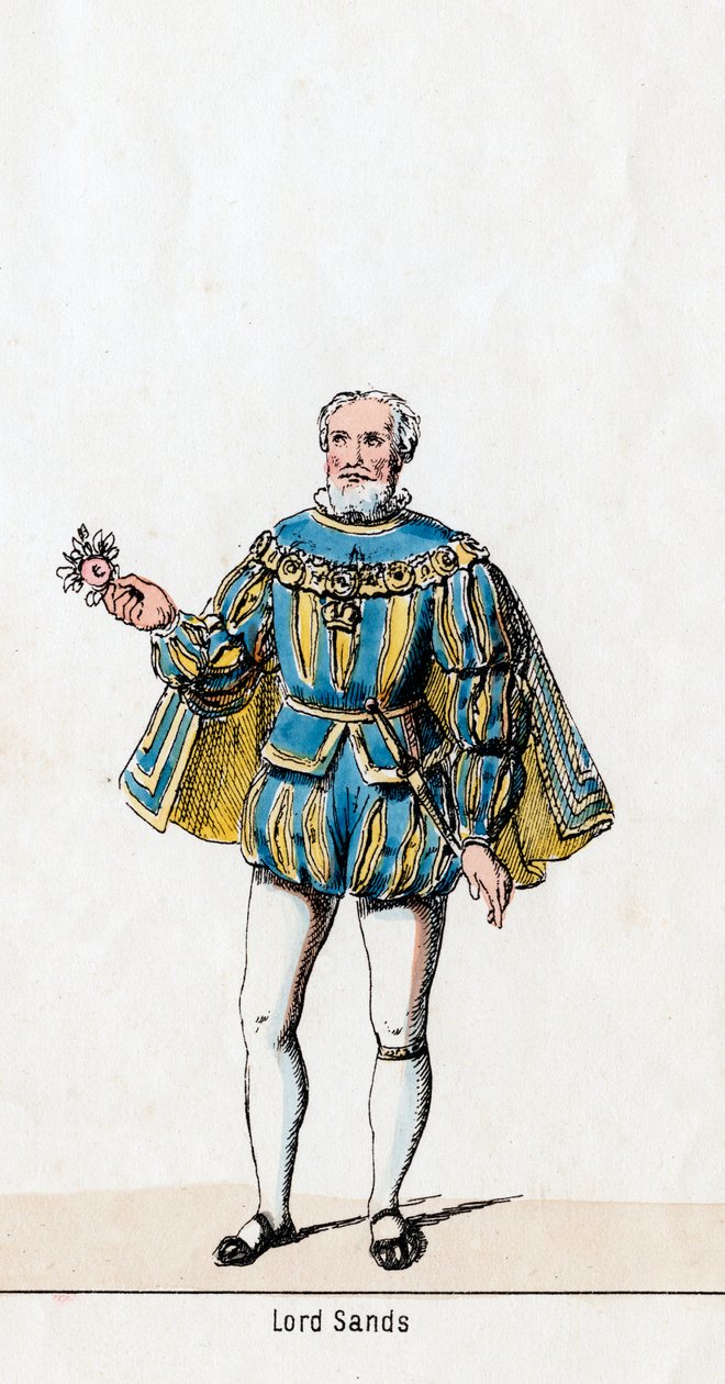 Sir William Sands, costume design for Shakespeare