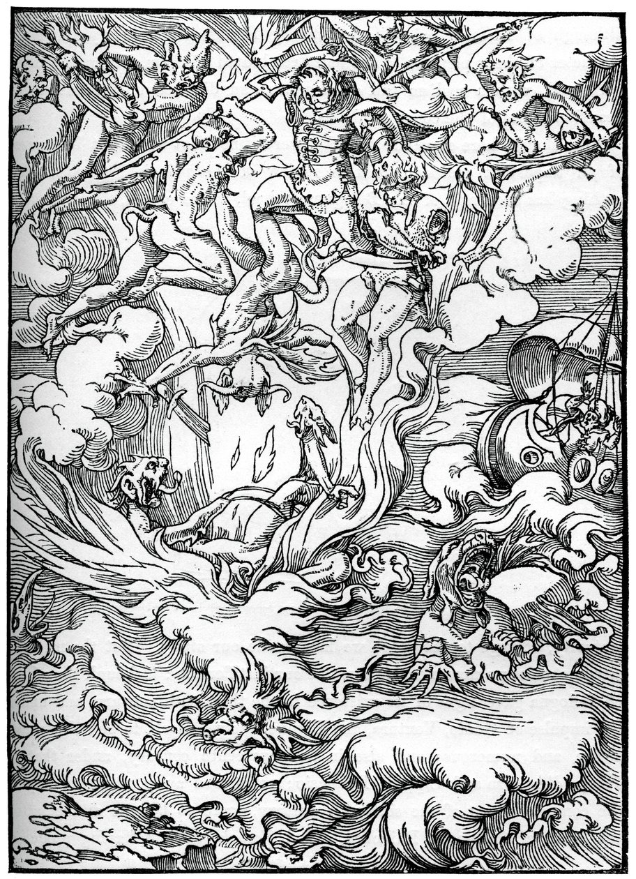 Sketch for The Last Judgement in Gerard d