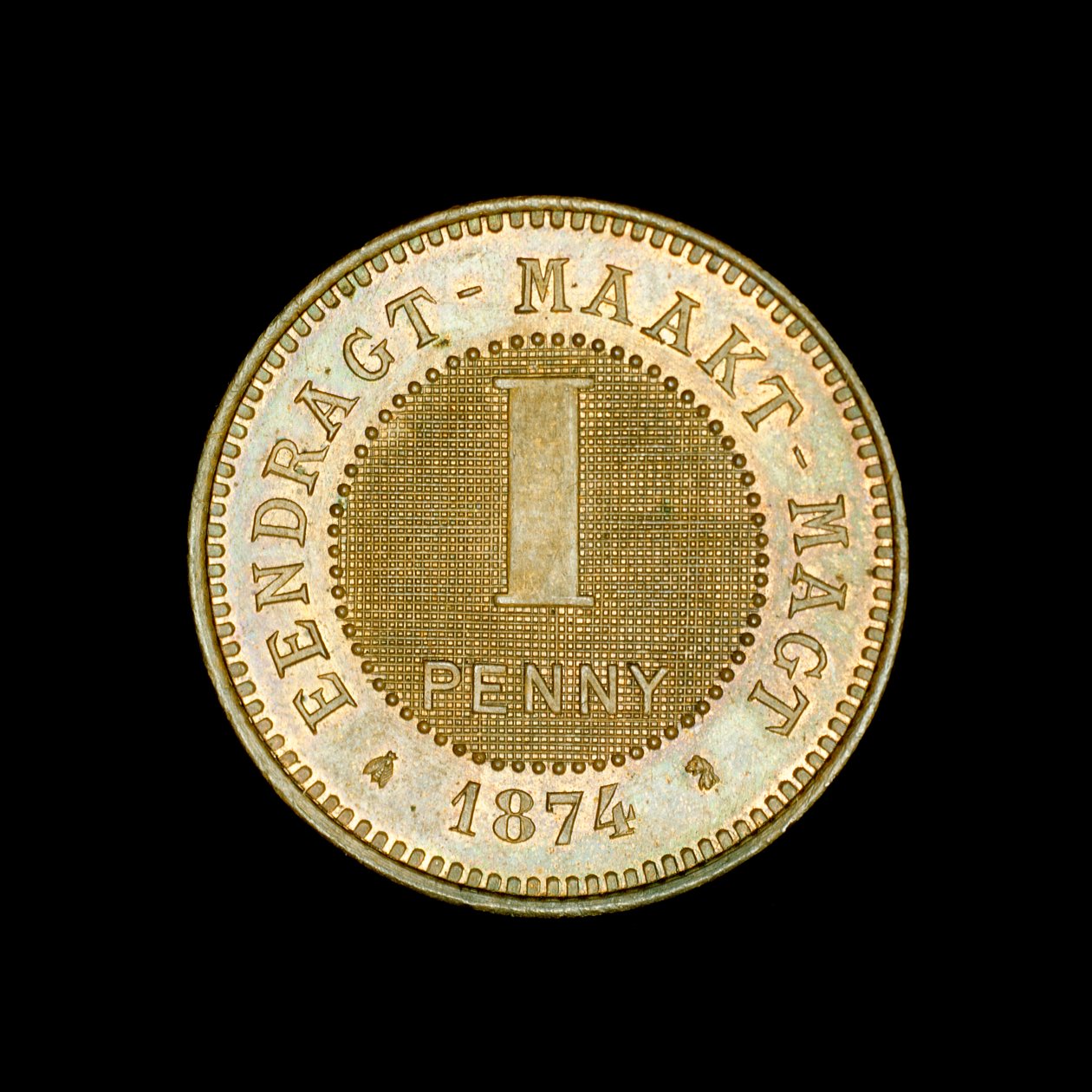 South African 1 Penny Coin by Unbekannt