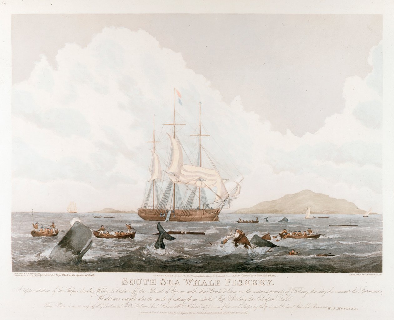 South Sea Whale Fishery by Unbekannt