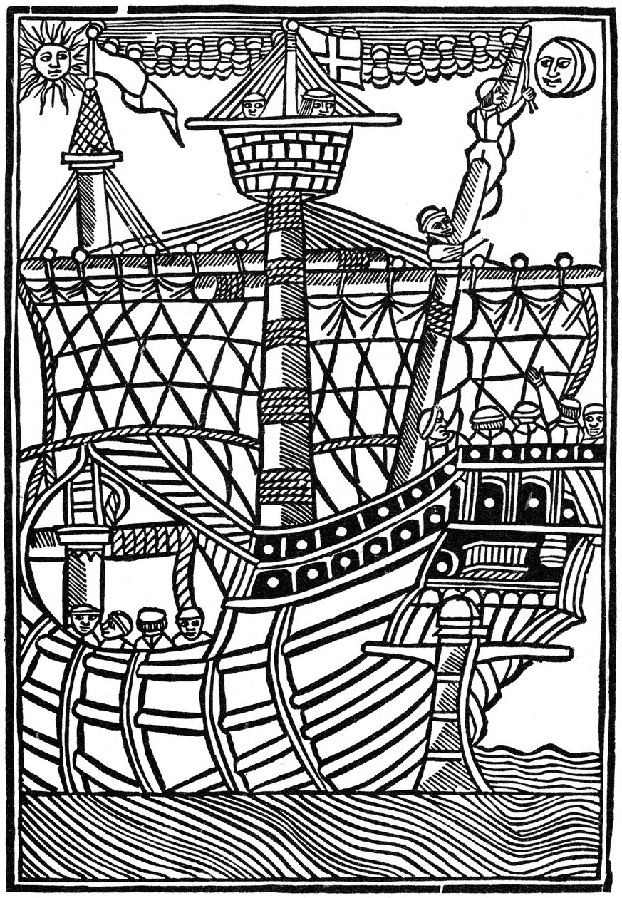 Spanish Caravel, 1439, 1964 by Unbekannt