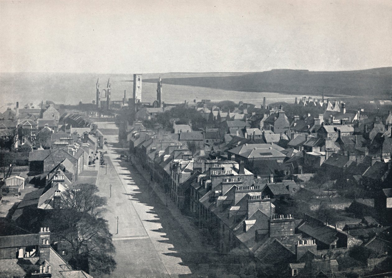 St. Andrews - View of the Town from College Church Tower, 1895 by Unbekannt