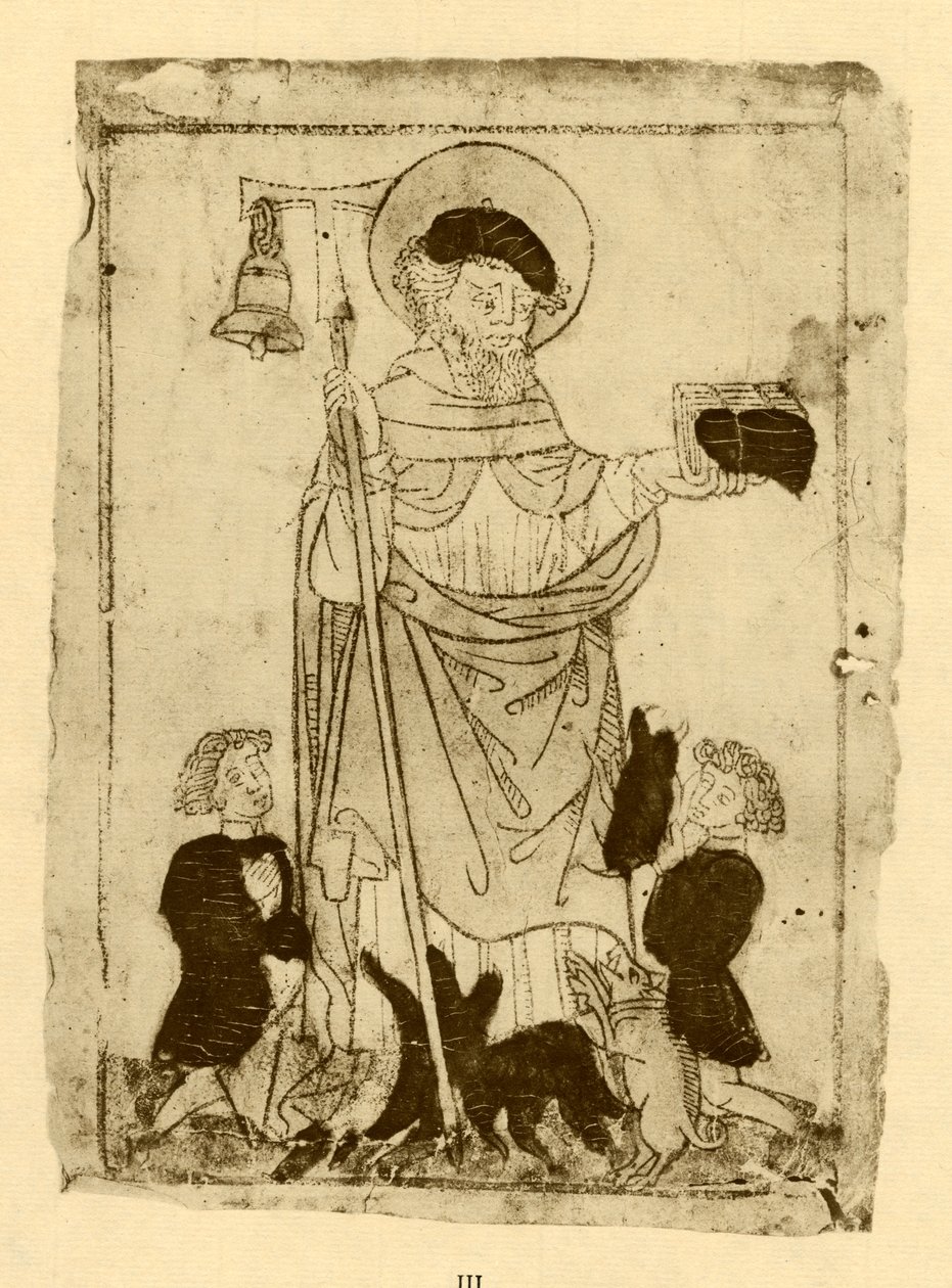 St. Antony The Hermit by Unbekannt
