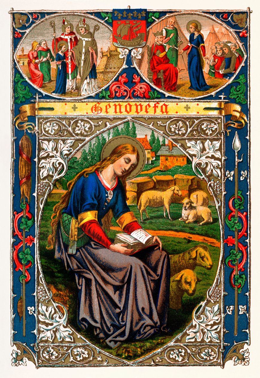 St Genevieve by Unbekannt