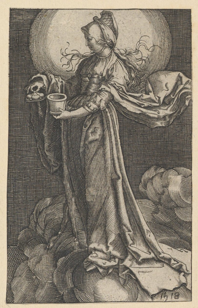 St. Mary Magdalene on the Clouds (copy) by Unbekannt