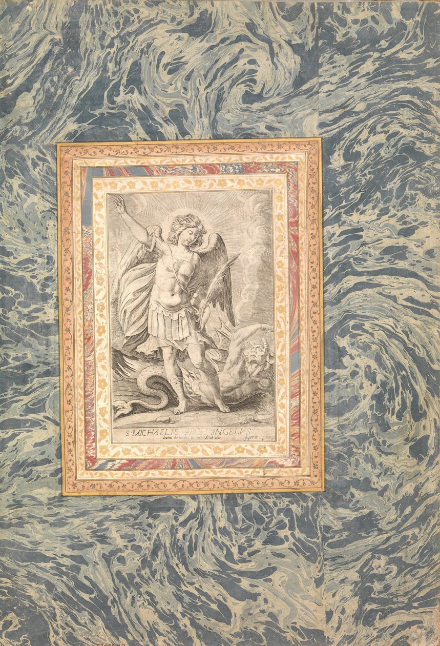 St. Michael, the Archangel, Folio from the Bellini Album by Unbekannt