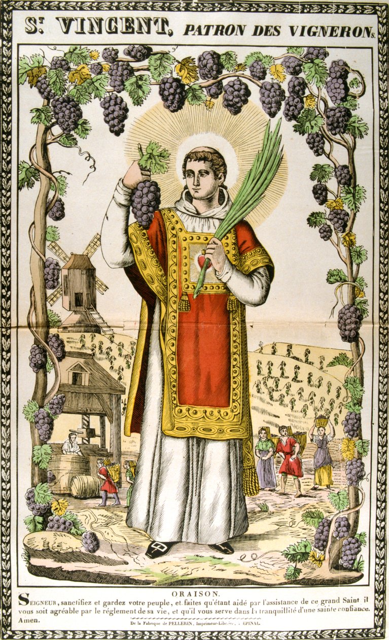 St Vincent, Spanish Christian Martyr by Unbekannt
