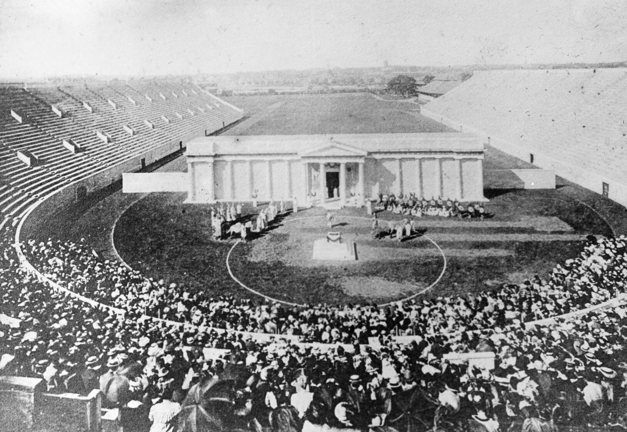 Stadium, Harvard University, Cambridge, Massachusetts, USA, Early 20th Century by Unbekannt