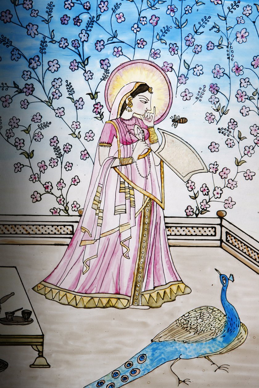 Stained Glass in ISKCON Temple, London, Great Britain by Unbekannt