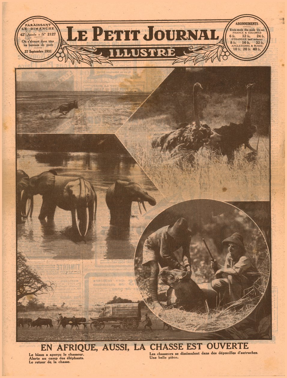 Start of the African Hunting Season, 1931 by Unbekannt