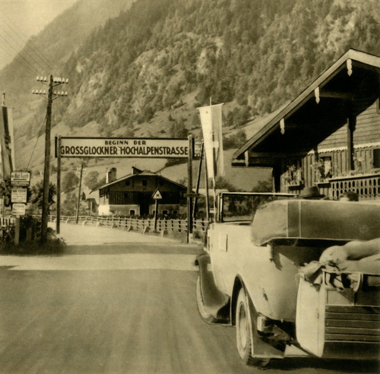Start of the Grossglockner High Alpine Road, Fusch an der Großglocknerstraße, Austria by Unbekannt