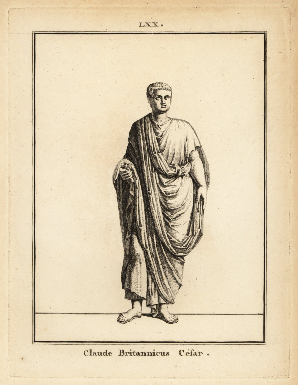 Statue of Roman Emperor Claudius, Tiberius Claudius Caesar Augustus Germanicus by Unbekannt