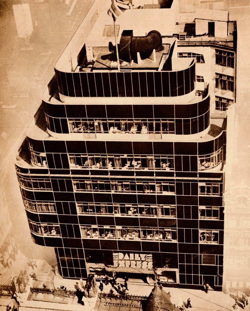 Steel, concrete and glass, make modern buildings by Unbekannt