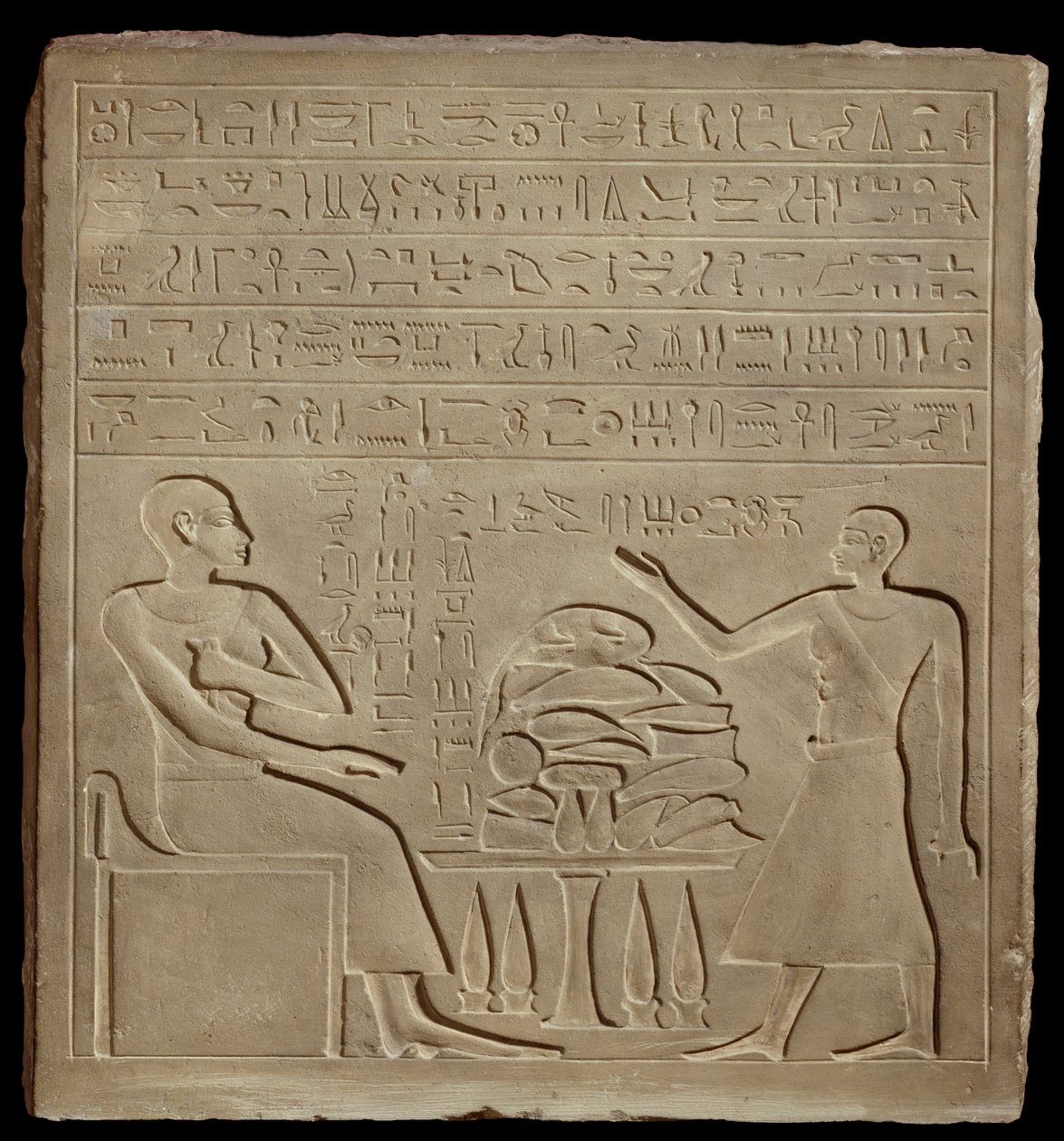 Stela of Imeny, New Kingdom c1540 BC-c1070 BC by Unbekannt