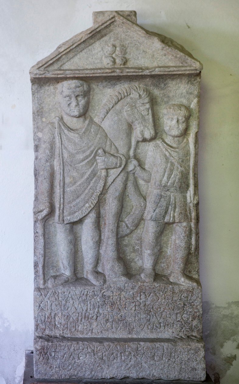 Stele, Valerio Alucenzio, Stone, 3rd Century by Unbekannt