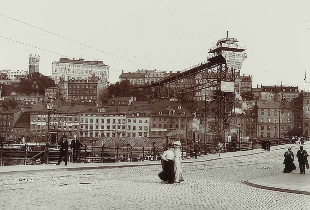 Stockholm / Sweden. Katarinahissen (Elevator) by Unbekannt