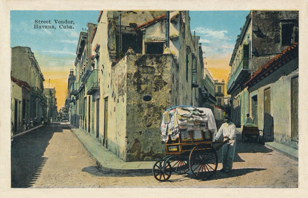 Street Vendor, Havana, Cuba by Unbekannt