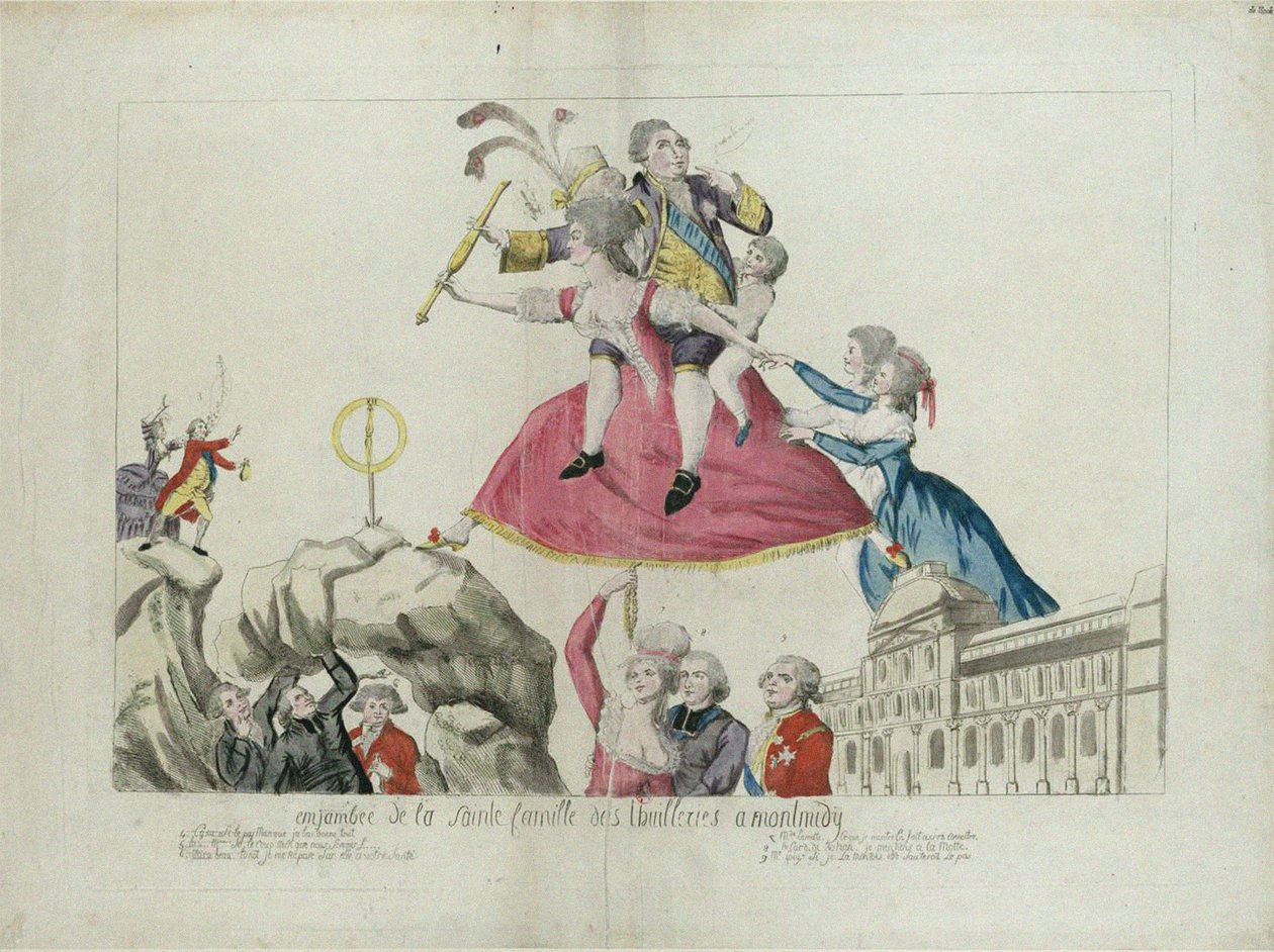 Stretch of the Holy Family from the Tuileries to Montmédy by Unbekannt