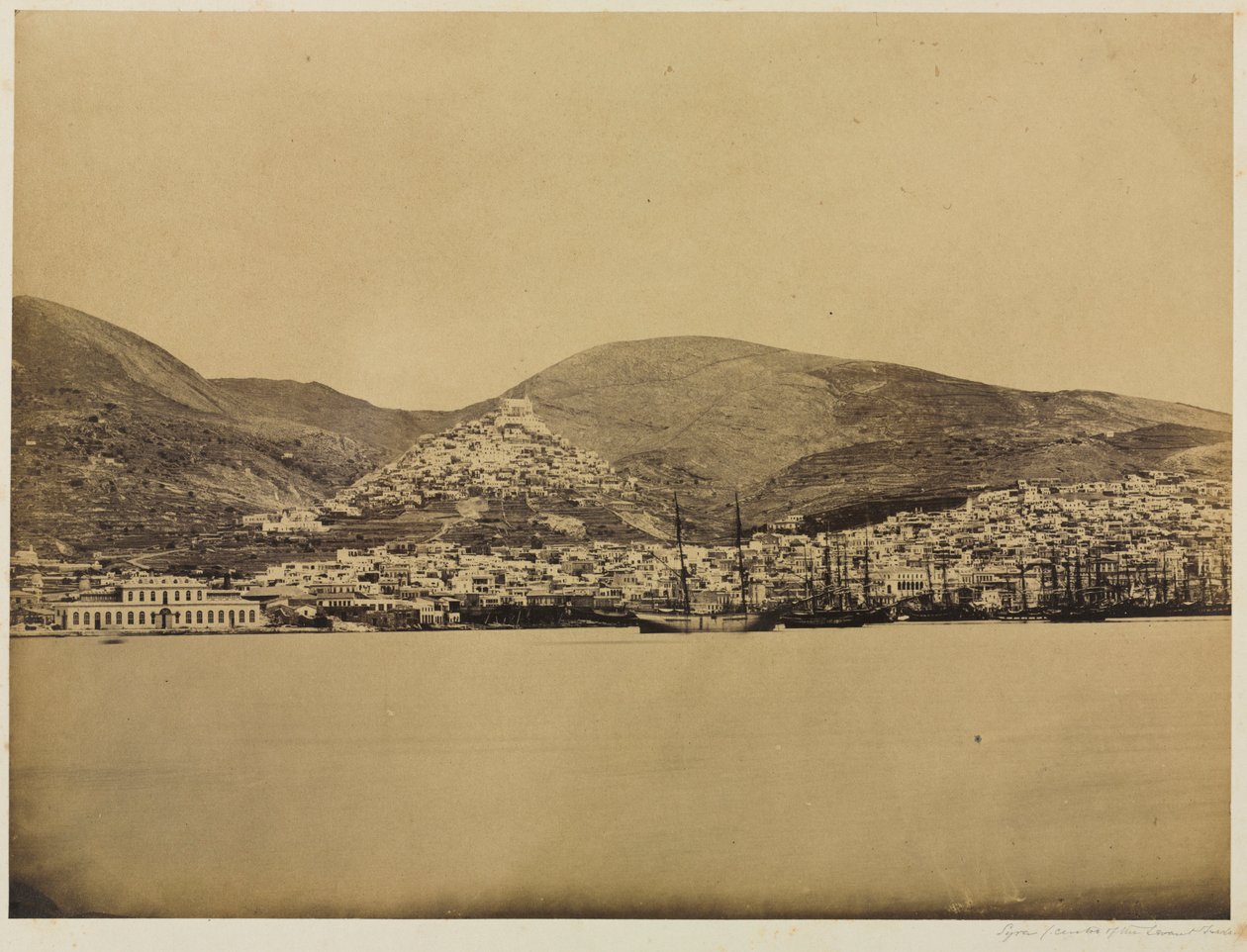 Syros, Center of the Levant Trade, c. 1850s by Unbekannt