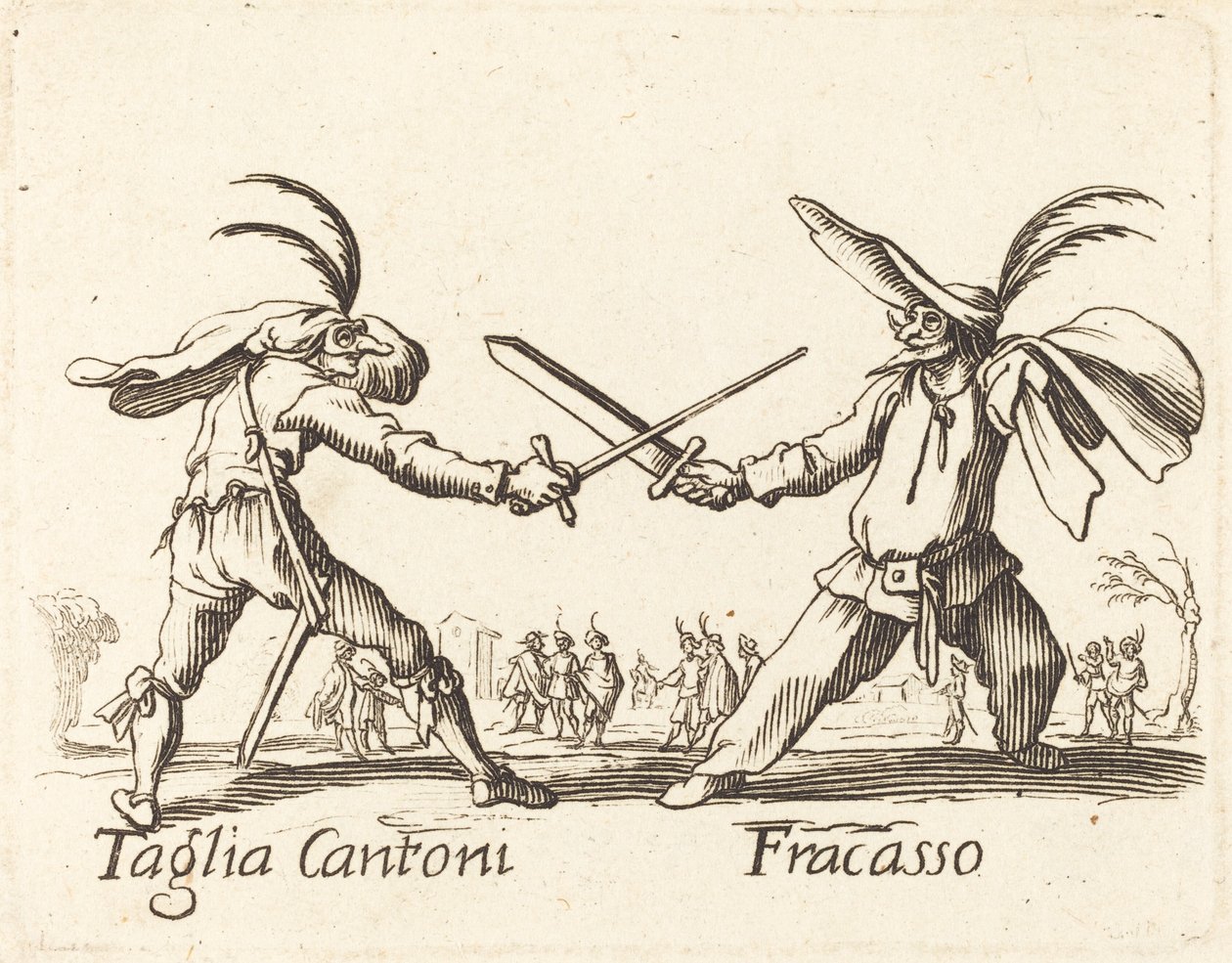 Taglia Cantoni and Fracasso by Unbekannt