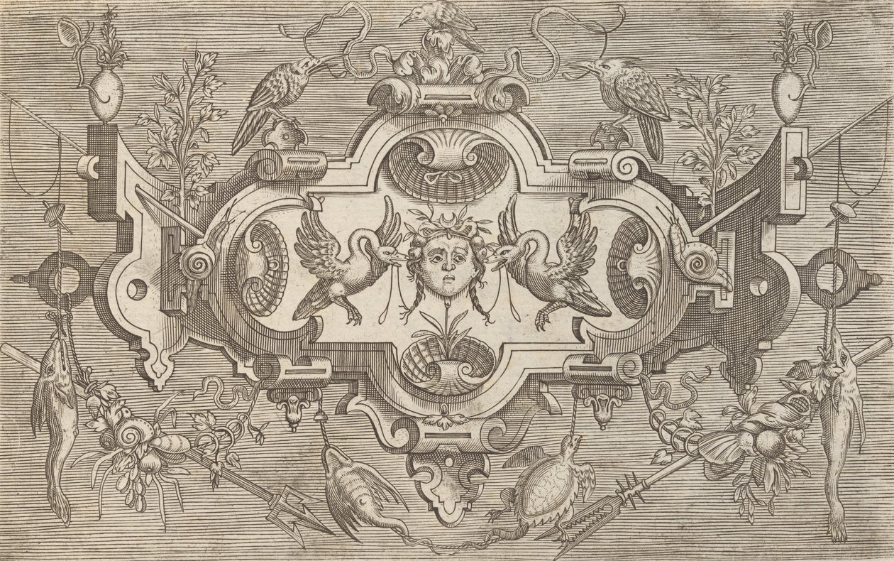 Cartouches and Other Ornaments by Unbekannt