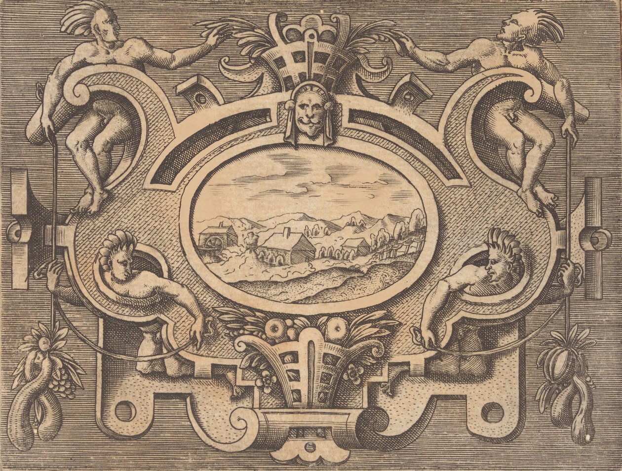 Cartouches and other ornaments by Unbekannt
