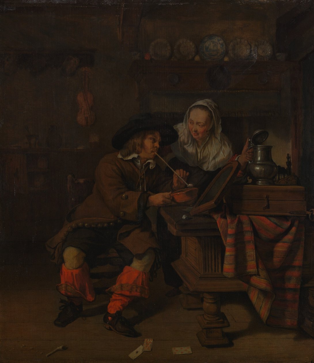 Tavern Scene by Unbekannt
