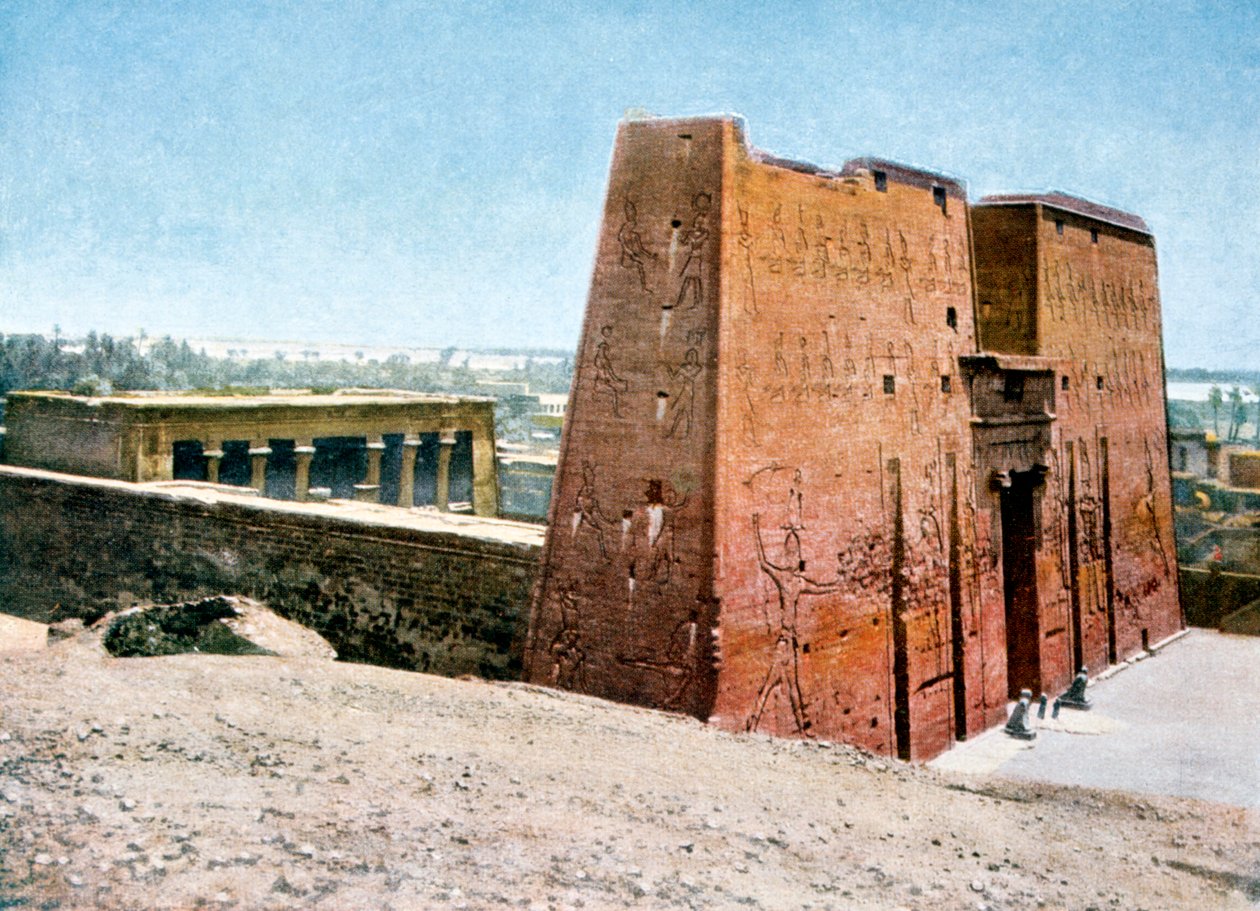 Temple of Horus, Edfu, Egypt by Unbekannt