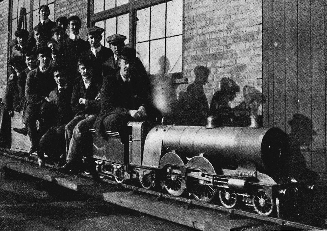 Testing a Miniature Atlantic Engine at Northampton, 1926 by Unbekannt
