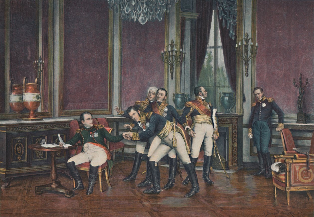 The Abdication, Fontainebleau, April 6, 1814 by Unbekannt