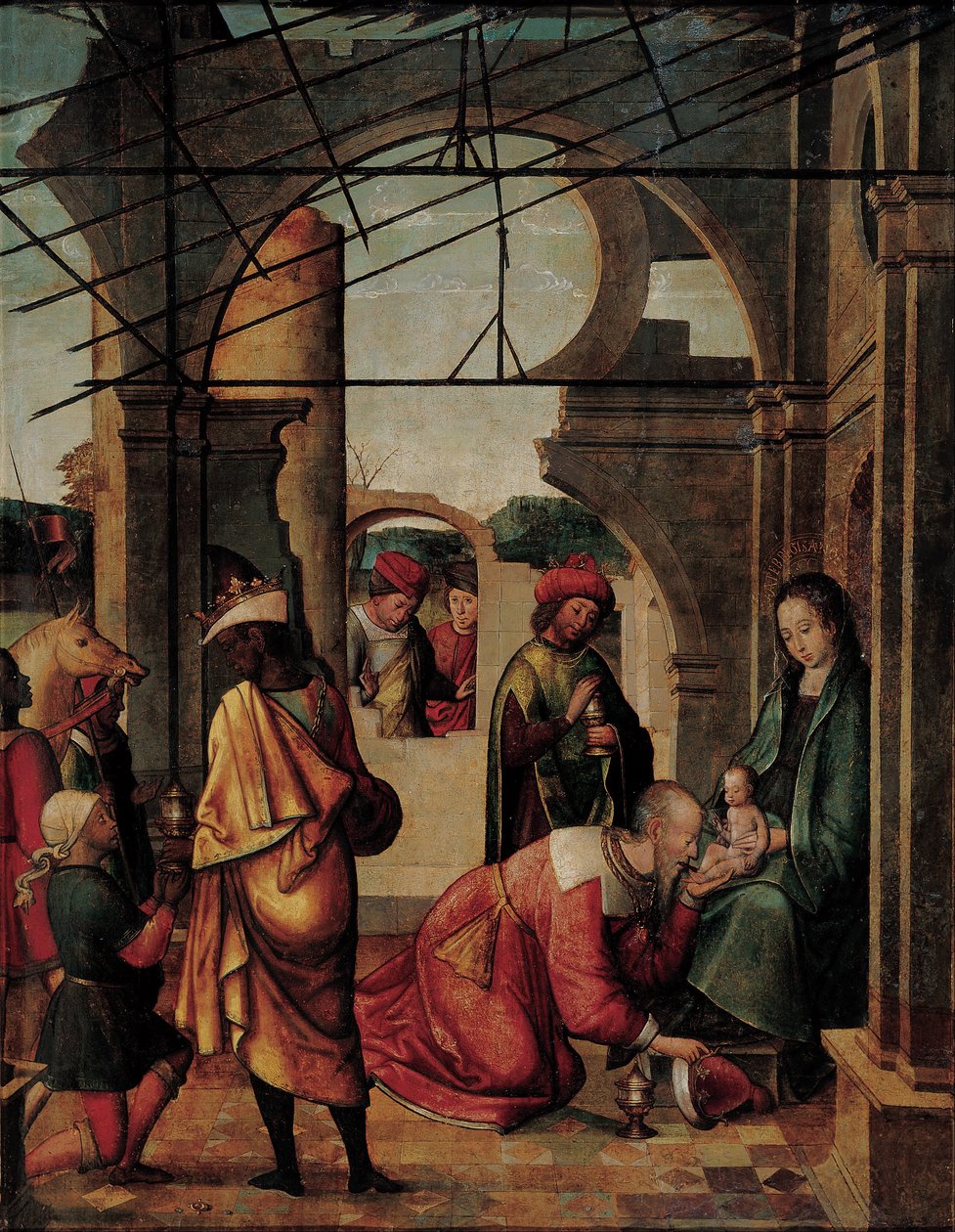 The Adoration of the Magi by Unbekannt