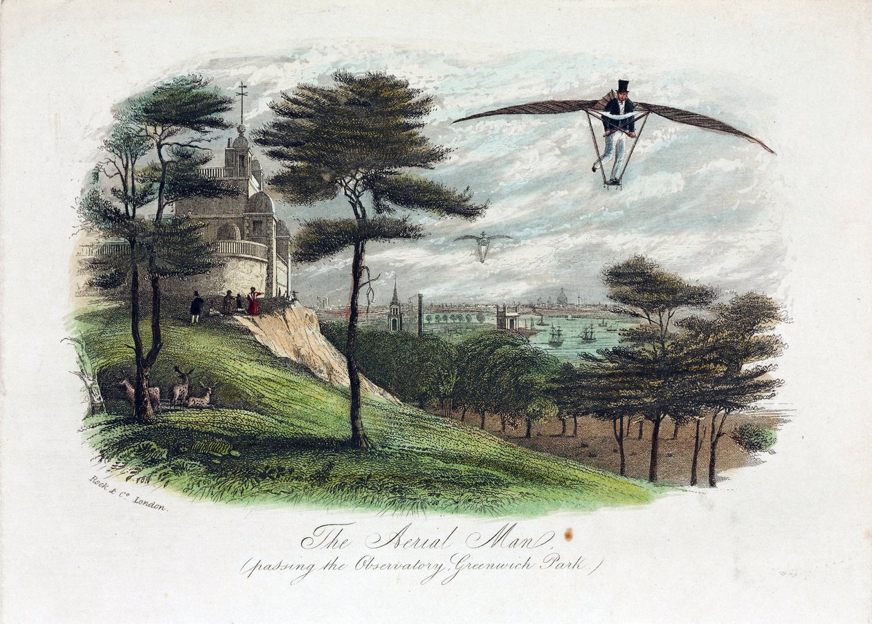 The Aerial Man, Greenwich, London by Unbekannt