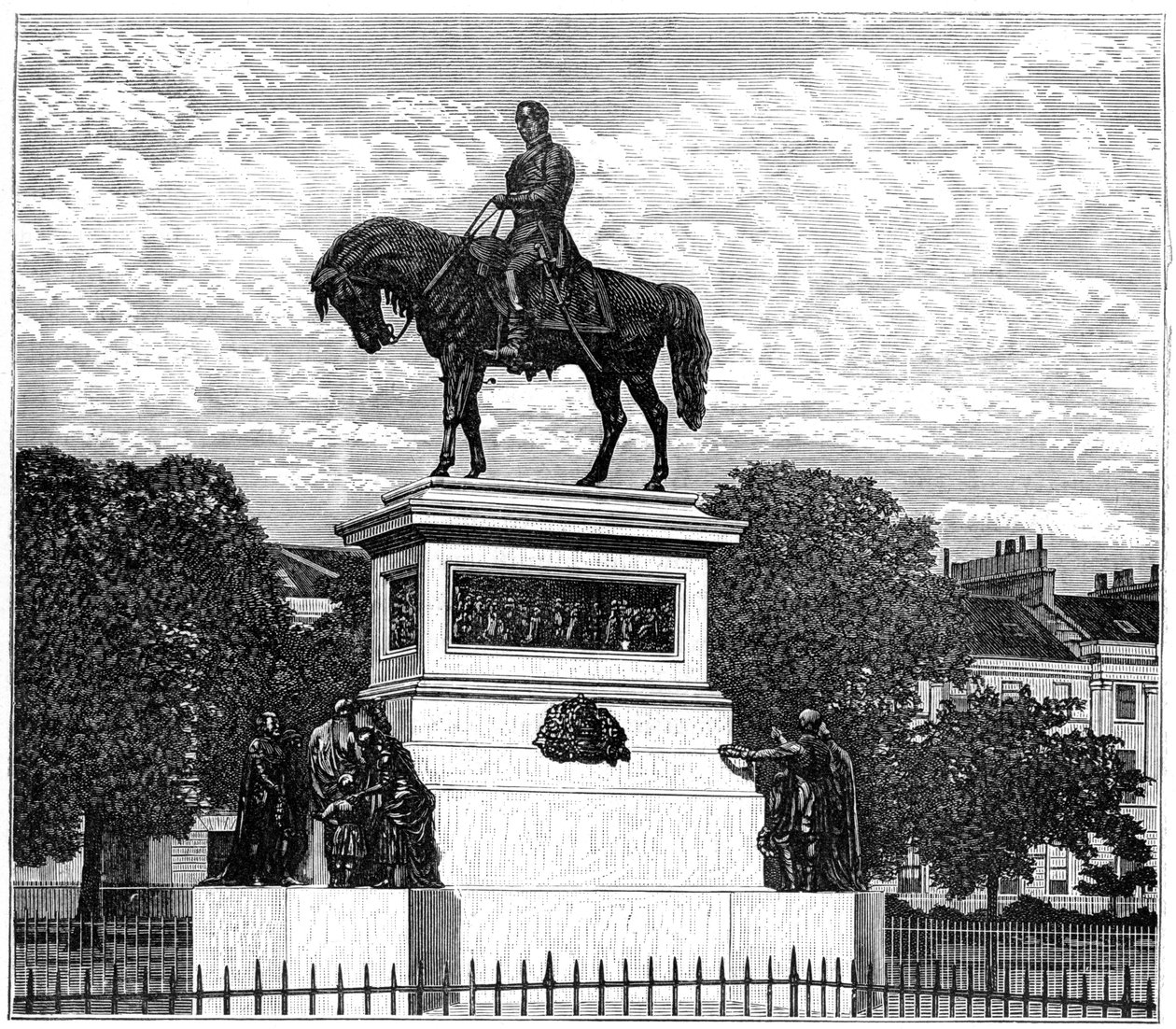The Albert Memorial, Charlotte Square, Edinburgh by Unbekannt