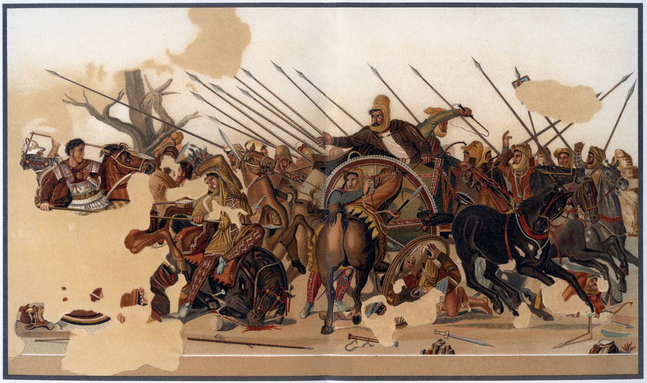 The Alexander Mosaic, c79 AD, 1902 by Unbekannt
