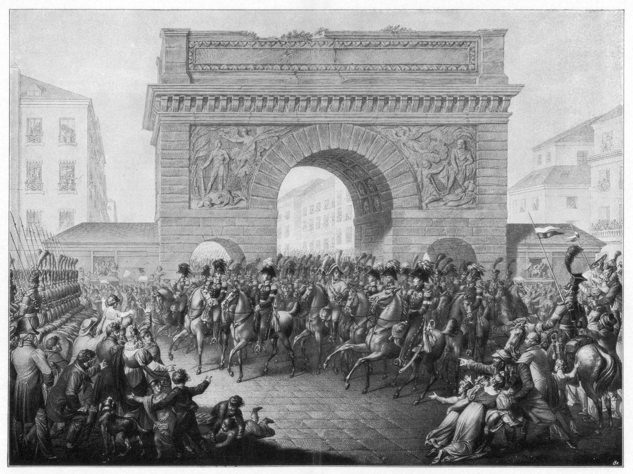 The Allies enter Paris, 31 March 1814 by Unbekannt