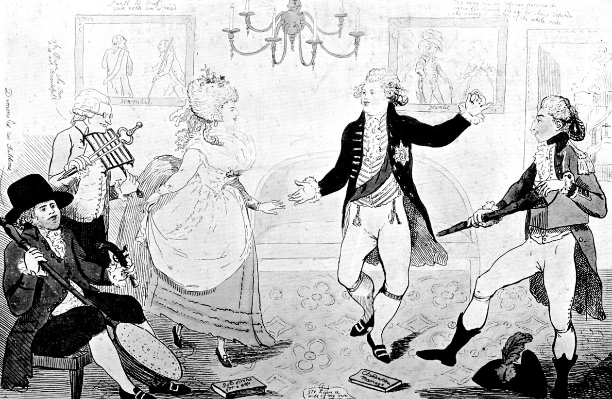 The April Fool, or The Follies of a Night..., 1786 by Unbekannt