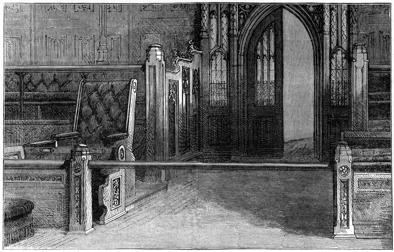 The Bar of the House of Commons, Westminster, London by Unbekannt