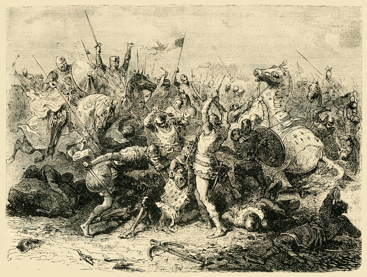 The Battle of Bouvines, 1214, 1890 by Unbekannt