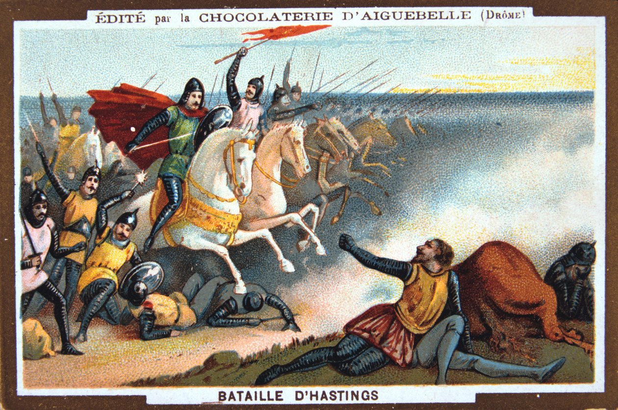 The Battle of Hastings, 1066, 19th century by Unbekannt