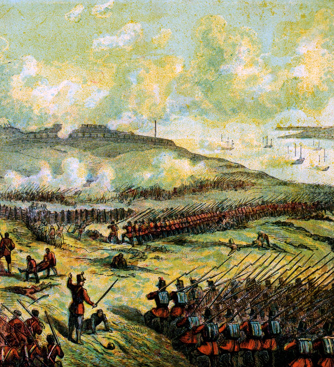 The Battle of Inkerman, 1854, c1850s by Unbekannt