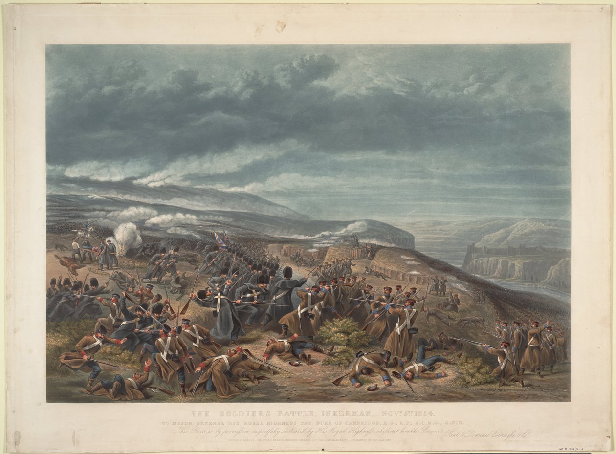 The Battle of Inkerman on November 5, 1854 by Unbekannt