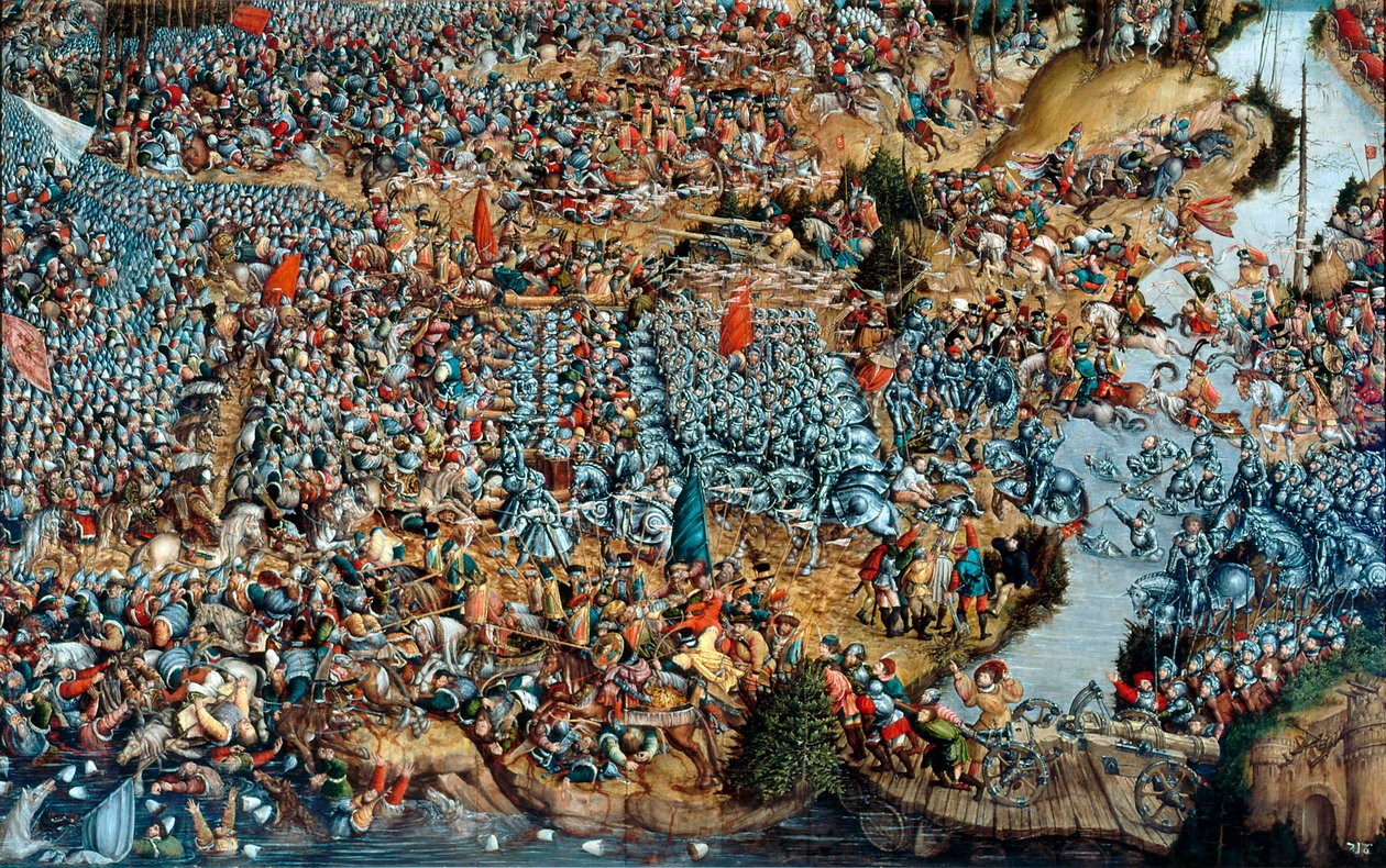 The Battle of Orsha, 1514 by Unbekannt
