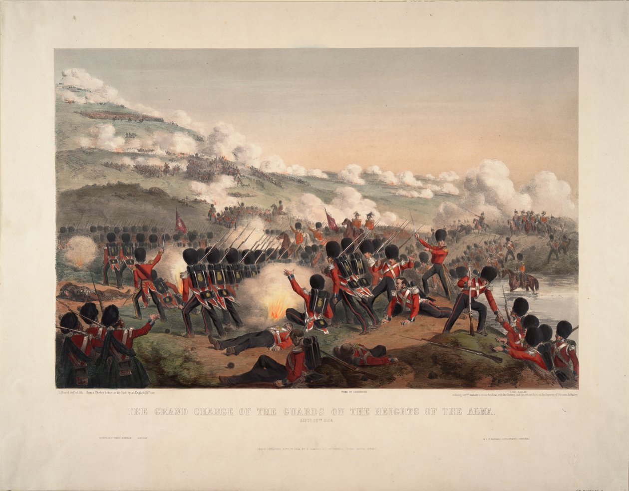 The Battle of the Alma on September 20, 1854 by Unbekannt