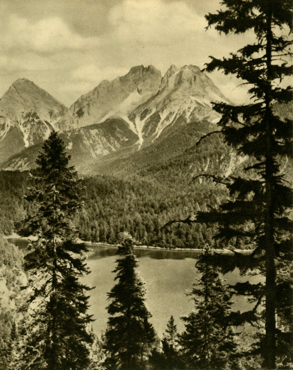 The Blindsee and the Fern Pass, Tyrol, Austria by Unbekannt